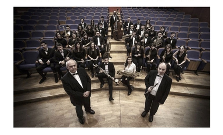 Invitation to a concert of brass orchestra